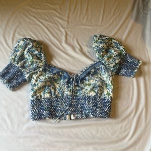 Brand new alice + olivia: Lace-up top